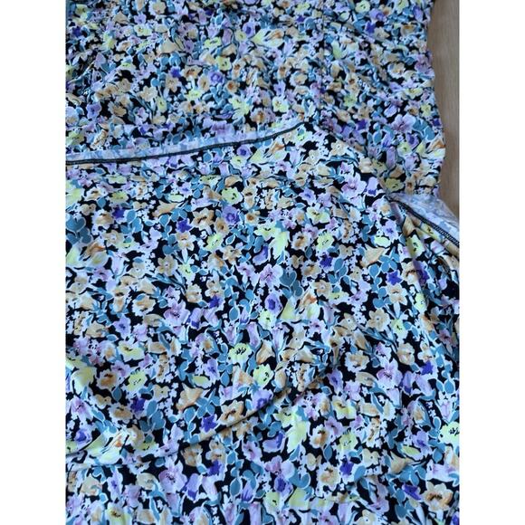 AFRM London Floral Print Long Sleeve Dress In Multi Color 3XL NWT Peep Hole 1982 - Picture 11 of 12